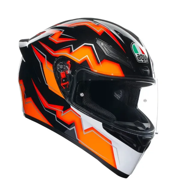 AGV K1 S Kripton Kapalı Kask Turuncu Siyah
