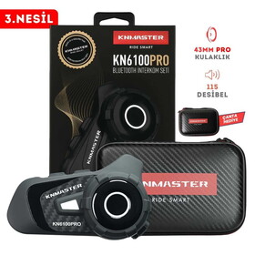 KN Master KN6100 Pro Kask İnterkom Seti
